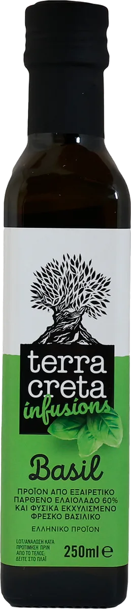 Terra Creta Infusions With Fresh Basil